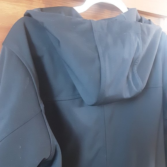 Women's "Columbia" Rose Winds Softshell Hooded Jacket. Size S . Black - Picture 4 of 7